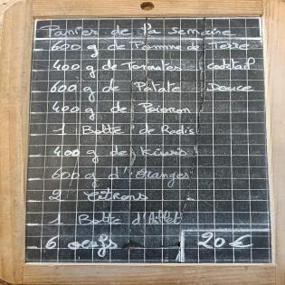 Panier Légumes Bio du Jeudi 22 Mai