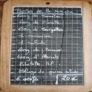Panier Légumes Bio du Jeudi 12 Juin