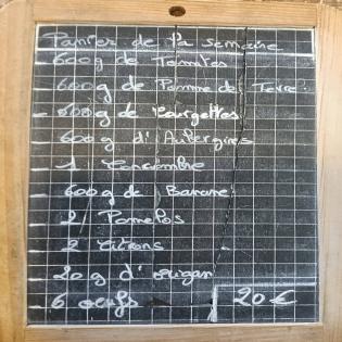 Panier Légumes Bio du Jeudi 19 Juin