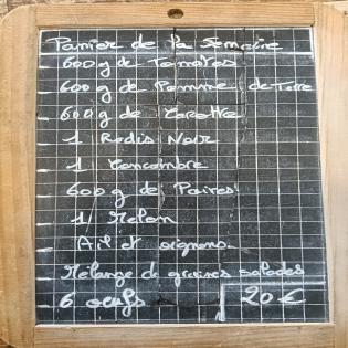 Panier Légumes Bio du Vendredi 28 Août 
