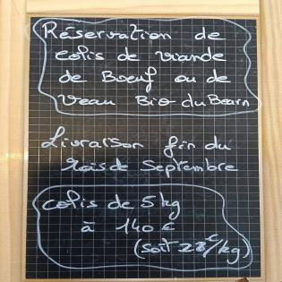 Précommande Veau Bio Septembre 2026