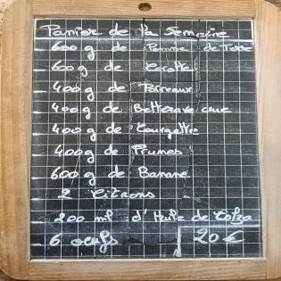 Panier Légumes Bio du Vendredi 25 Septembre 